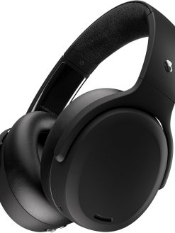 Skullcandy Crusher ANC 2 Bluetooth Noise Cancelling Headphones 50 Hours Battery Extra Bass Tech Use with Android and iPhone With Microphone Wireless Headphones Noise Cancelling - Black