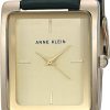 Anne Klein Women's Leather Strap Watch