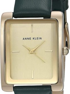 Anne Klein Women's Leather Strap Watch