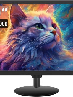 19 Inch Computer Monitor 1440x900 LCD Screen HDMI VGA AV USB BNC for Laptop PC Xbox PS5/PS4 Built-in Speaker Gaming Monitor