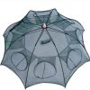 ORIGINALTING Automatic Shrimp Catcher, Umbrella Cage Fish Cage, Folding Fishing Net Fishing Gear, Hand Thrown Net Shrimp Cage Fishing Gear