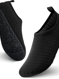 JOTO Water Shoes for Women Men Kids, Barefoot Quick-Dry Aqua Water Socks Slip-on Swim Beach Shoes for Snorkeling Surfing Kayaking Beach Walking Yoga