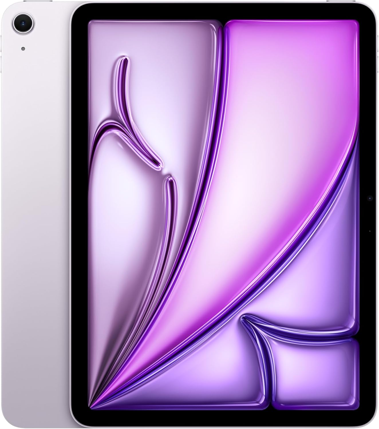Apple iPad Air 11-inch (M2): Liquid Retina display, 128GB, Landscape 12MP Front Camera/12MP Back Camera, Wi-Fi 6E, Touch ID, All-Day Battery Life - Purple (Renewed)