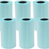 Self-adhesive thermal paper roll, 57 x 30 mm, set of 6 rolls for portable printers