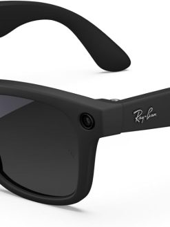 Ray-Ban | Meta Smart Glasses - Black, Modern, Unisex - AR Apps, Voice Assistant Smartphone Apps