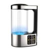 HCLSHOP Hydrogen Water Bottle 2L Large Capacity Hydrogen Rich Water Machine Portable Hydrogen Water Bottle Generator with Constant Temperature Heating Glass Bottle for Home Indoor Use