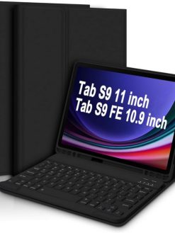 SKEIDO Magnetic Detachable Keyboard Case for Samsung Galaxy Tab S9 2023 11 inch with S Pen Holder for SM-X710/X716B/X718U (Black)