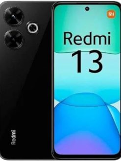 Xiaomi Redmi 13 Mobile, Midnight Black (8GB Ram+256GB) |Mediatek helio G91 ultra processor| 6.79" FHD+ 90Hz display | Triple Camera 108MP + 2MP, 13MP Front camera |3-pin charger |1 year manufacturer