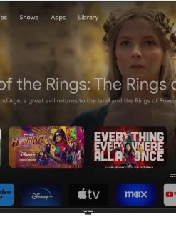 STAR TRACK 65 Inch 4K HDR Smart Google TV with Built-in Chromecast & Google Assistance, Hands-free Voice Control with Dolby Audio (ST -65K-KT2200GT)