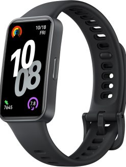HUAWEI Band 10 Smart Watch, Metallic Design and Comfortable Wearing, Pro-level Sleep Analysis, Emotional Health Aid, 100 Workout Modes, Robust Battery Life, IOS and Android, Black