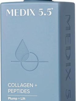 Medix 5.5 Collagen Cream With Caviar Anti Aging Moisturizer Firms And Tightens For Younger Looking Skin Anti Aging Cream Infused With Peptides Aloe Vera And Green Tea 15 Ounce Multi