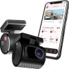 Pioneer Car Dash Camera VREC-H120SC | Super Compact Design | App Support |1296p Resolution | Wide Field of View | Wi-Fi |G-sensor | Emergency Recording | microSD Card support Upto 128GB
