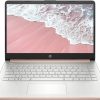 HP 14s Laptop with 14" Diagonal HD Touch Screen Display - Intel Pentium Silver N5030 Processor - Intel UHD Graphics- Backlit keyboard - 8GB DDR 4 Ram - 512GB NVMe SSD Win 11 - Rose Gold