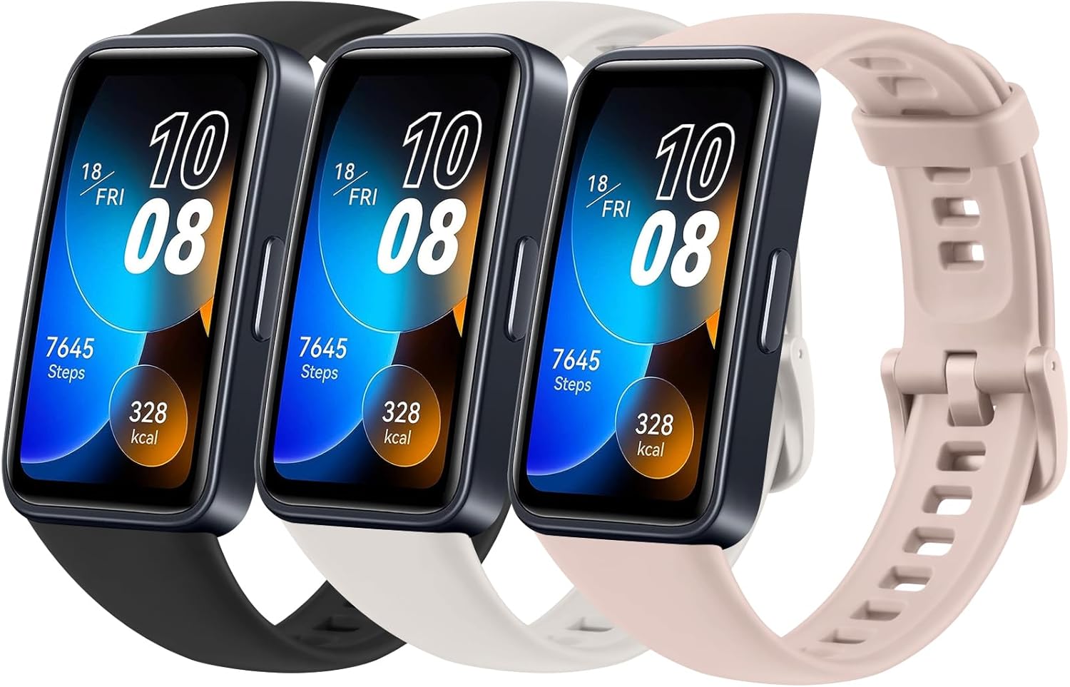 Soft Silicone Strap Compatible With Huawei Band 8,Huawei Band 9,Waterproof Breathable Adjustable Replacement Sport Bands for HUAWEI Band 8 & Band 9