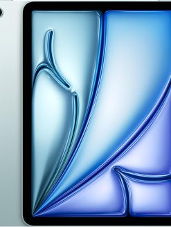 Apple iPad Air 11-inch (M2): Liquid Retina display, 128GB, Landscape 12MP Front Camera/12MP Back Camera, Wi-Fi 6E, Touch ID, All-Day Battery Life - Blue (Renewed)