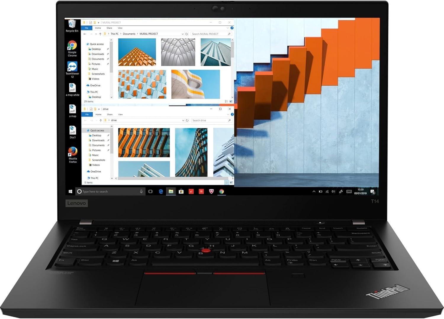 Lenovo ThinkPad T14 Gen 2 20W0001NUS 14" Notebook - Full HD - 1920 x 1080 - Intel Core i7 11th Gen i7-1165G7 Quad-core (4 Core) 2.80 GHz - 16 GB RAM - 512 GB SSD - Black (Renewed)
