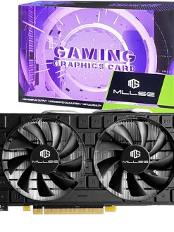 Mllse RX 580 8GB Graphics Card, 2048SP GDDR5 256 Bit GPU, PCIE 3.0 Gaming Video Card, Dual Fans Cooling, Gaming Card with HDMI/DP/DVI Ports, Desktop Graphics, GPU Video Card for Desktop Computer