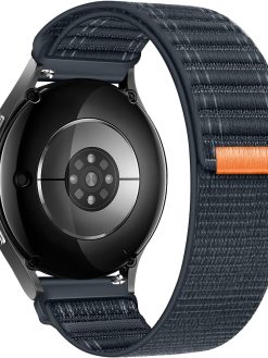 XMUXI Compatible with Samsung Galaxy Watch 7/6/5/4/FE Band 40mm 44mm Galaxy Watch 6/4 Classic Galaxy Watch 5 Pro Sport Strap Vivoactive 5/3 Venu 2 Plus Loop 20mm Nylon Strap Women Men (Dark Blue)