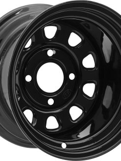 ITP Delta Steel Wheel - 12x7-5+2 Offset - 4/137 - Black, Bolt Pattern: 4/137, Rim Offset: 5+2, Wheel Rim Size: 12x7, Color: Black, Position: Front/Rear 1225571014