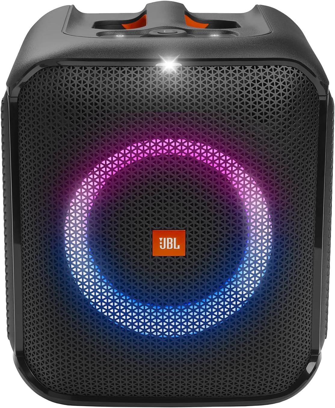 JBL Partybox Encore Essential | Portable Bluetooth Party Speaker | 100W Monstrous Pro Sound | Dynamic Light Show | Upto 6Hrs Playtime | Built-in Powerbank | Mic Support PartyBox App (Black)