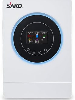 SAKO SUNON V 6.5KVA/6200W/48V Hybrid Solar Inverter With UAE MPPT Solar Controller,WIFI Monitoring,ON/OFF Grid Pure Sine Wave Inverter (6.5KVA/6200W)