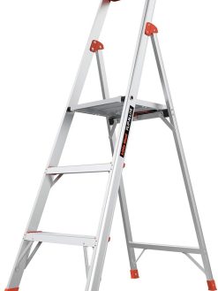 Little Giant Ladder Systems Flip-N-Lite, 5-Foot, Stepladder, Aluminum, Type 1A, 300 lbs Rated (15273-001)
