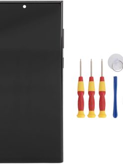 Goshyda Screen Replacement for S22 Ultra Mobile Phone, LCD Screen Digitizer Assembly with Frame, Repair Kit for S22 Ultra