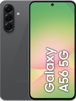 Samsung Galaxy A56 5G, Android Smartphone, 256GB Storage, 12GB RAM, Awesome Graphite, 6x OS Upgrades, Large Display, Long Battery Life (UAE Version)