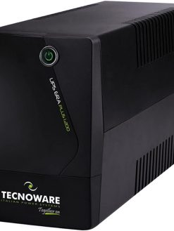 Tecnoware UPS ERA PLUS 1200 TOGETHER ON - Uninterruptible Power Supply - 2 universal output sockets - Autonomy up to 20 min with 1 PC or 60 min with Modem Router - Power 1200 VA