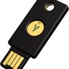 Yubico - YubiKey 5 NFC - Two Factor Authentication USB and NFC Security Key, Fits USB-A ports and Works with Supported NFC Mobile Devices - Protect Your Online Accounts with More Than a Password