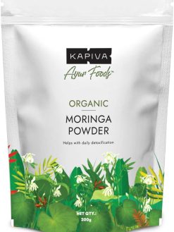 Kapiva Certified Organic Moringa Powder 200g | From Pure Moringa Leaves | Gives Natural Energy & Nutrients | Best Organic Moringa Powder
