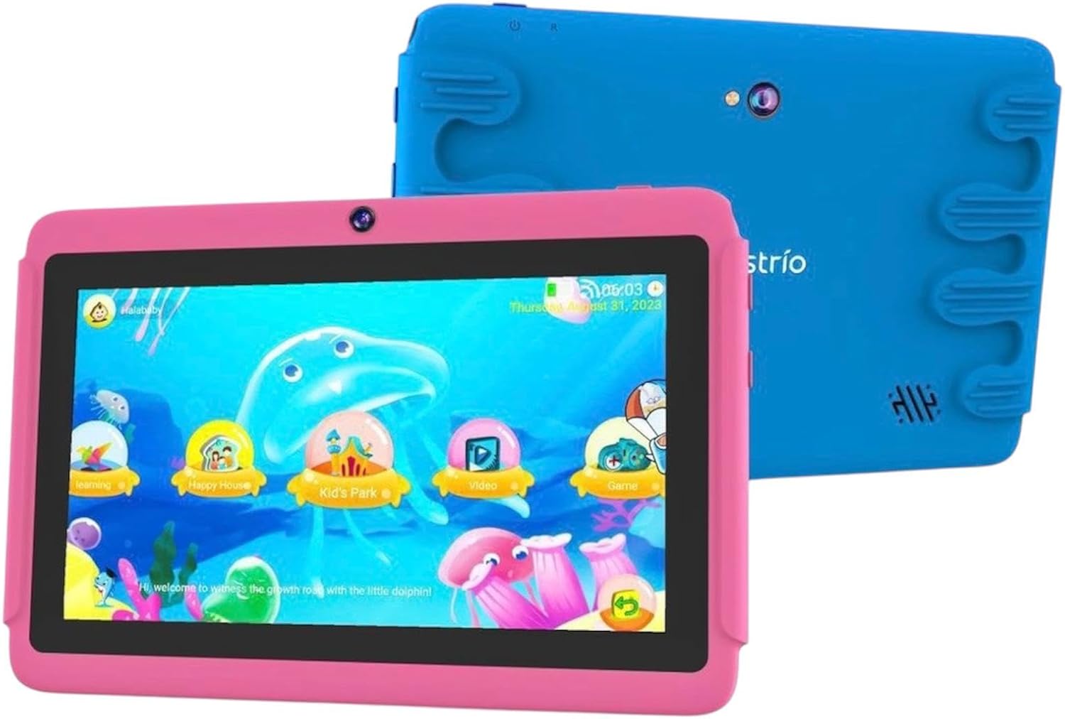 Bestrio S1 Kids Tablet, 7-inch IPS Display, 4GB RAM, 128GB Storage, Android 13.0, WiFi, 3000mAh Battery