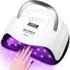 NAILGIRLS UV LED Nail Lamp, 168W Fast UV Light for Nails Gel Polish, Professional Curing with 4 Timer Setting Auto Sensor, LED Gel Nail Dryer for Fingernail and Toenail Home Salon Use, Nail Art Tools