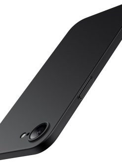 JETech Ultra Slim Case for iPhone 16e 6.1-Inch 2025, Camera Lens Full Protection, Lightweight Matte Finish PP Hard Minimalist Cover (Black)