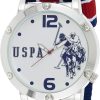 U.S. POLO ASSN. Mens Quartz Watch, Analog Display And Nylon Strap - USC57003