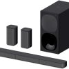 Sony HT-S20R Real 5.1ch Dolby Digital Soundbar for TV with subwoofer and Compact Rear Speakers, 5.1ch Home Theatre System (400W,Bluetooth & USB Connectivity, HDMI & Optical connectivity)