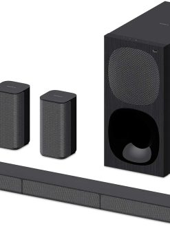 Sony HT-S20R Real 5.1ch Dolby Digital Soundbar for TV with subwoofer and Compact Rear Speakers, 5.1ch Home Theatre System (400W,Bluetooth & USB Connectivity, HDMI & Optical connectivity)