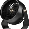Desk Fan, 6 Inch Quiet Air Circulator Fan, 4 Speeds with Strong Airflow, 270° Rotate Portable Fan For Bedroom Home Office Desktop Travel