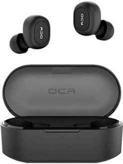 QCY T2C TWS BT5.0 Wireless Earphones with Dual Microphone 3D Stereo Bluetooth Headphones For All Phones (Renewed)