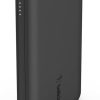 Belkin 10000mAh portable power bank, 10K USB-C portable charger with 1 USB-C port and 2 USB-A ports, battery pack for up to 15W charging for iPhone, Samsung Galaxy, AirPods, iPad, and more – Black