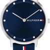 Tommy Hilfiger Women's Blue Dial Stainless