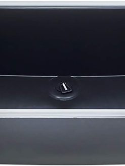 Laboratory Polypropylene Sink Anti-condensation Wall Mount Hand Washing Basin with Retractable PP Downpipe(440 * 330 * 280mm)