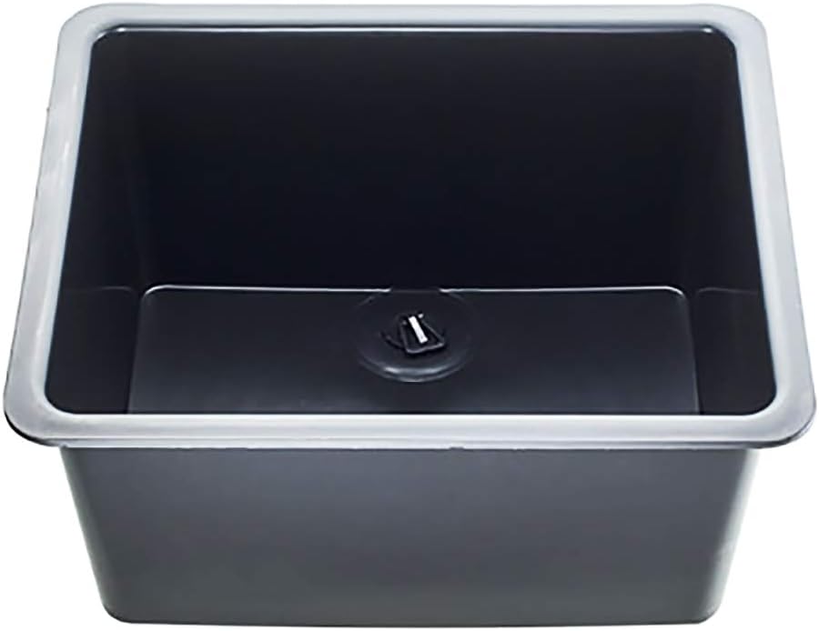 Laboratory Polypropylene Sink Anti-condensation Wall Mount Hand Washing Basin with Retractable PP Downpipe(440 * 330 * 280mm)