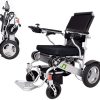 Lightweight Folding Electric Wheelchair With Dual Battery - Luxury Design