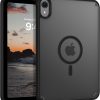 Telaso for iPad Mini 7 A17 Pro 2024/iPad Mini 6 2021 8.3 Inch iPad Mini 7th/6th Gen Magnetic Case, Translucent Matte Back Soft TPU Bumper Military Grade Protective Case for iPad Mini 7/Mini 6, Black