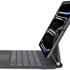 InUnion Magic Keyboard Case for iPad Pro 11-inch (M4) 2024, Easy-Set Magnetic Stand with Great Typing Experience, Built-in Trackpad, 3 Brightness Backl (Black)