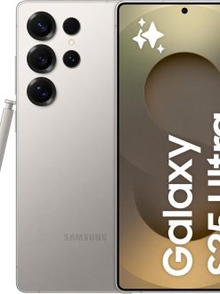 Samsung Galaxy S25 Ultra AI Phone, 256GB Storage, 12GB RAM, Titanium Gray, Android Smartphone, 200MP Camera, S Pen, Long Battery Life (UAE Version)