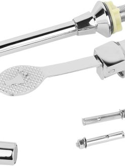 G1/2" Faucet, Laboratory Water Tap Tap Tap Pedal Sink Tap Cold Copper Hot Medical Pedal Water Tap for Hospital and Laboratory