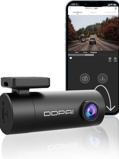 DDPAI Dash Cam for Cars 1296P UHD, Dashcam with Night Vision, Car Dash Camera Front with G-Sensor, Loop Recording, 24H Parking Model, Mini Pro