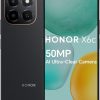HONOR X6c Smartphone 6GB RAM 256GB ROM, 6.61" 120Hz Display, 50MP Camera, 35W Fast Charging, Dual SIM, Midnight Black – Middle East Version